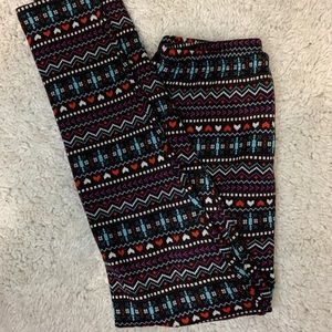 Comfortable leggings with fur inside